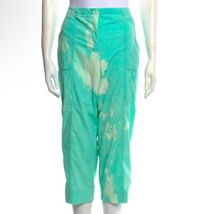 JIL SANDER Seafoam Resort Tie Dye Straight Leg Trouser